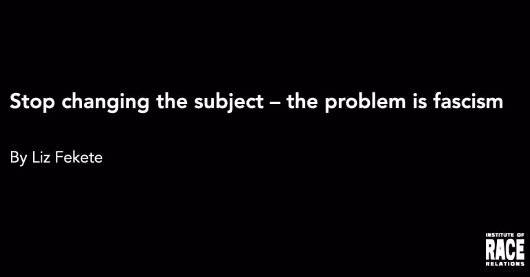 the problem is fascism