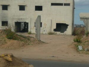 Beit Hanoun Agricultural College destroyed by Israeli shelling Before Cast Lead