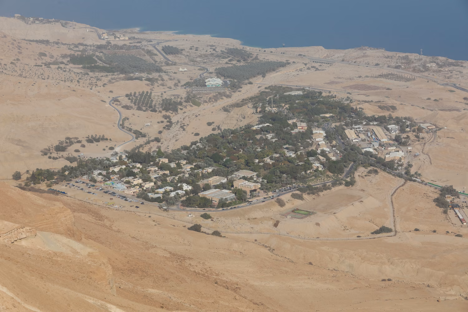 Ariel view of Jordan Valley settlement - annexation